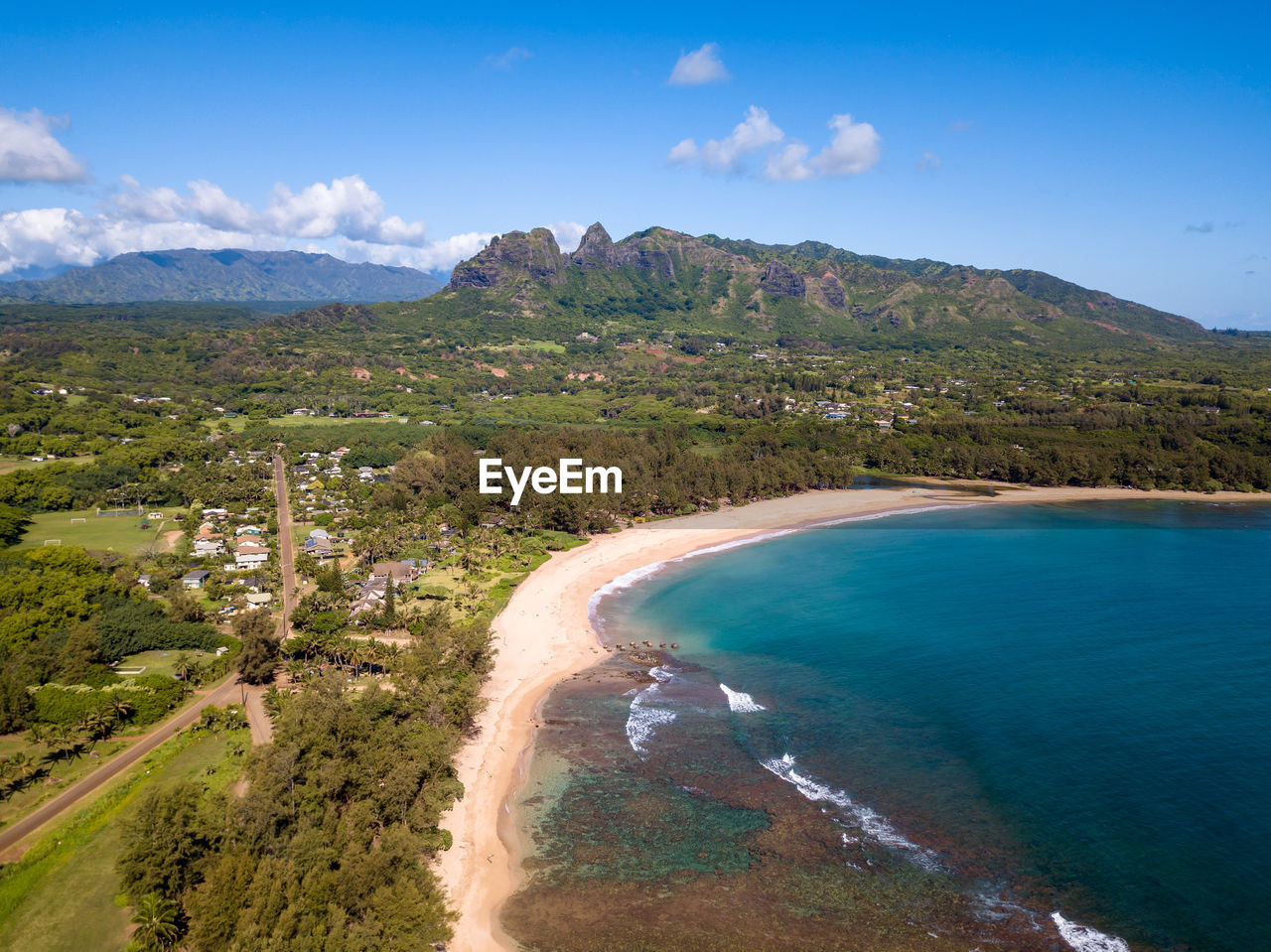 SCENIC VIEW OF BAY AGAINST CLEAR SKY