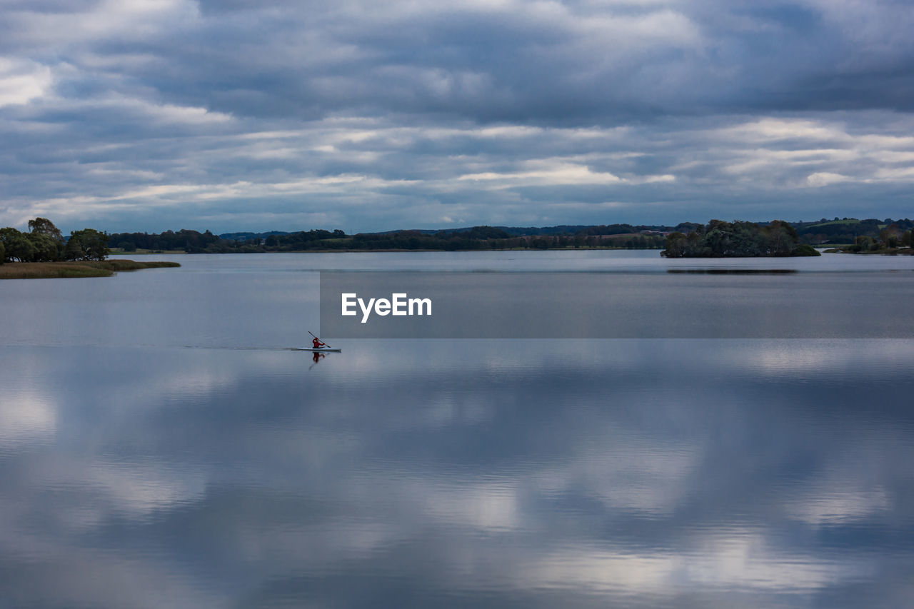 VIEW OF LAKE AGAINST SKY