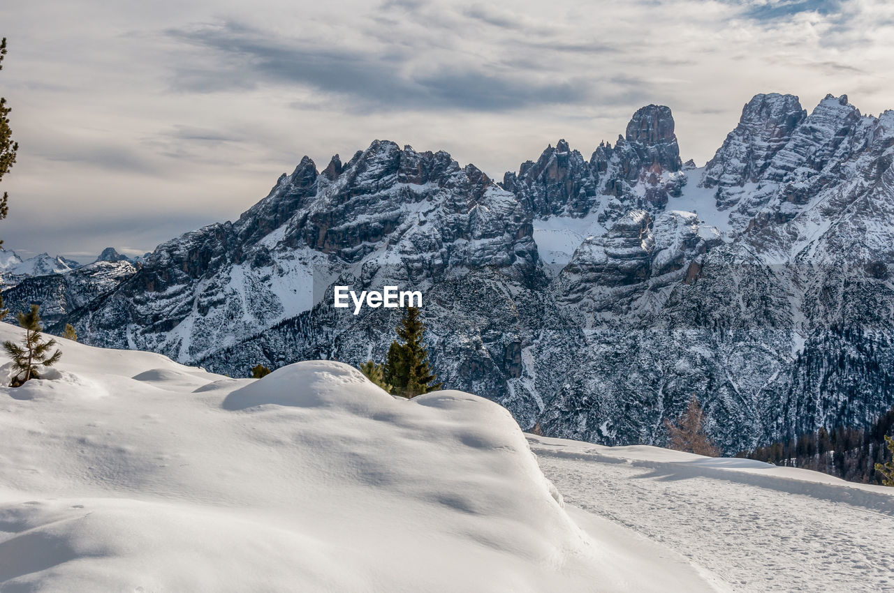 SNOWCAPPED MOUNTAINS AGAINST SKY