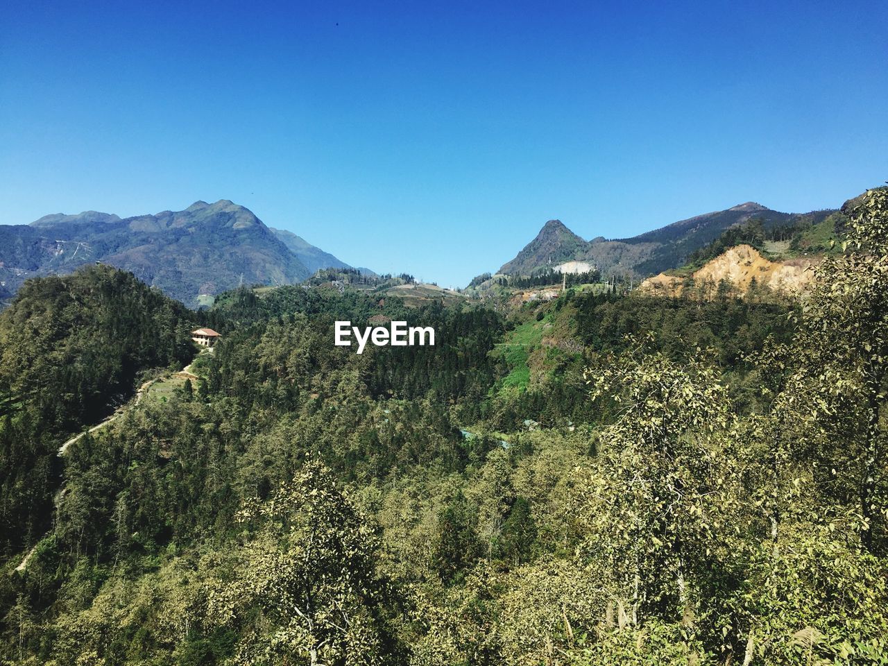 SCENIC VIEW OF LANDSCAPE AGAINST CLEAR SKY