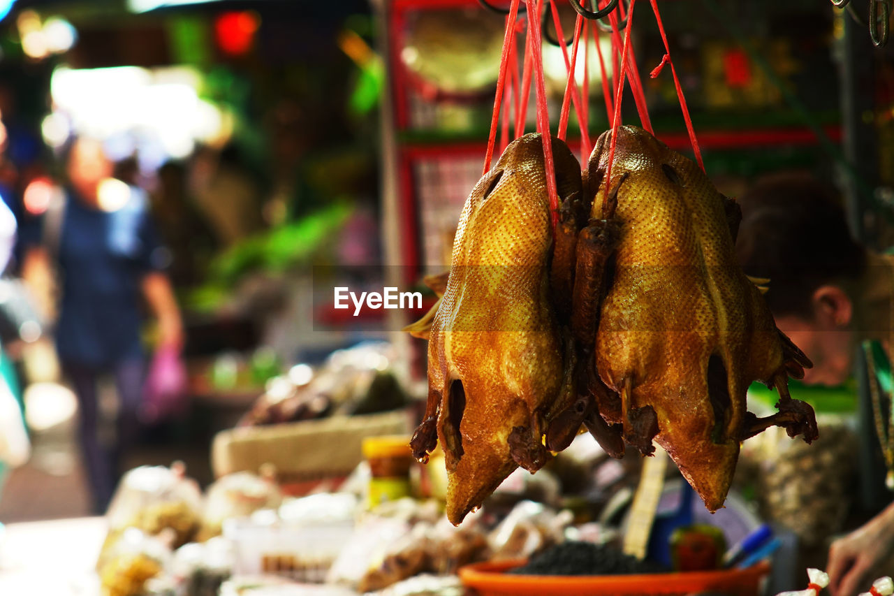 CLOSE-UP OF FOOD FOR SALE IN MARKET