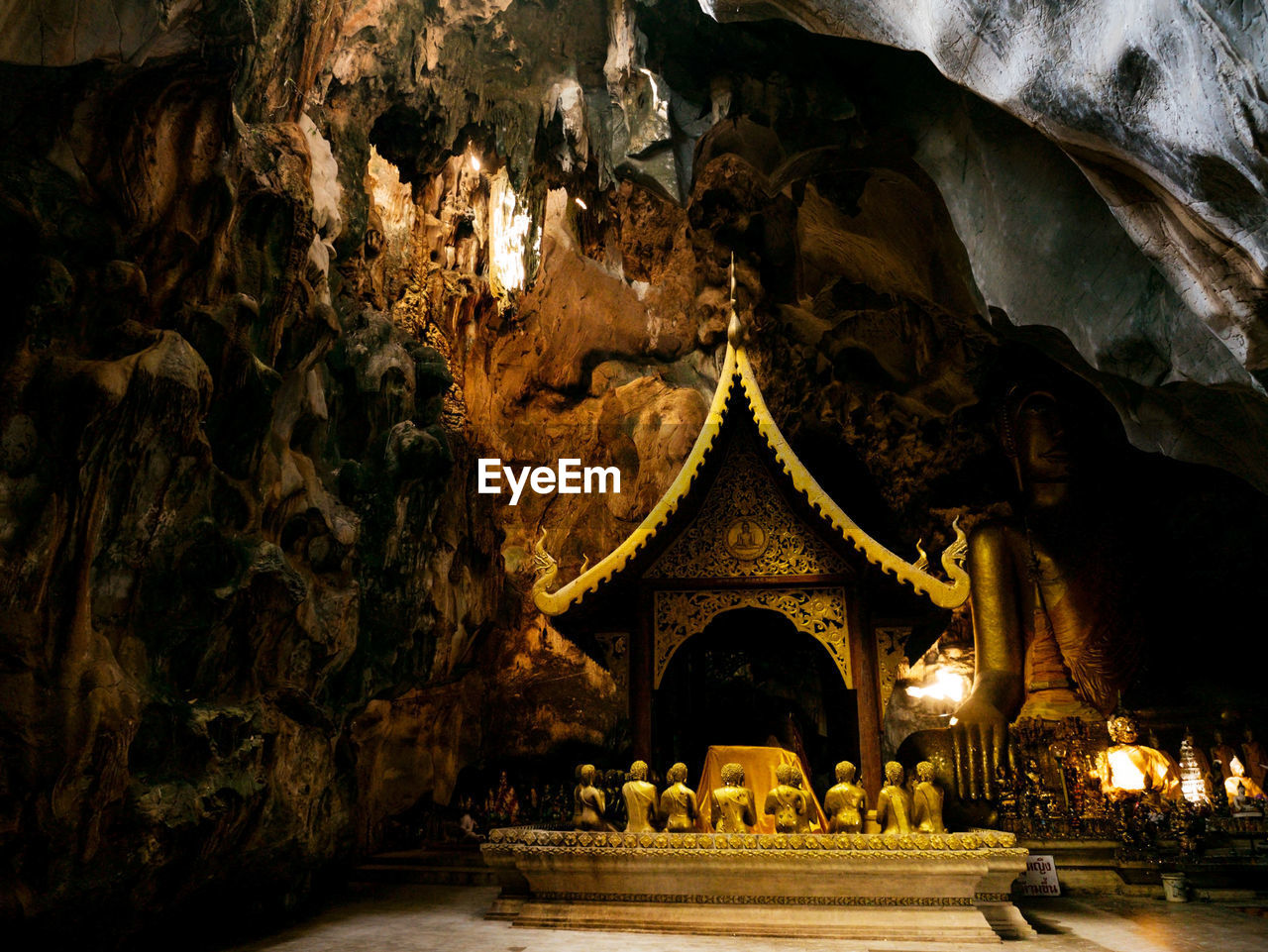 Cave in temple