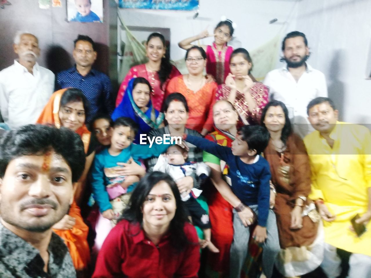 lovely family 💖 Mother Mom Brother Sister India Indian Indian Culture  Selfie ✌ Family Family❤ Fan - Enthusiast Crowd City Portrait Friendship Smiling Togetherness Cheerful Looking At Camera Happiness Family Bonds Parent Father Daughter Young Family Son