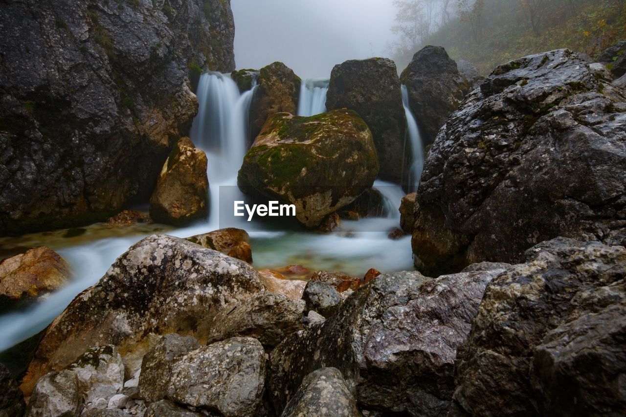 River stream amidst rocks