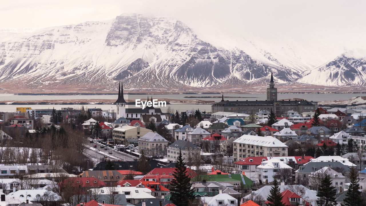 Aerial view of rejkiavik