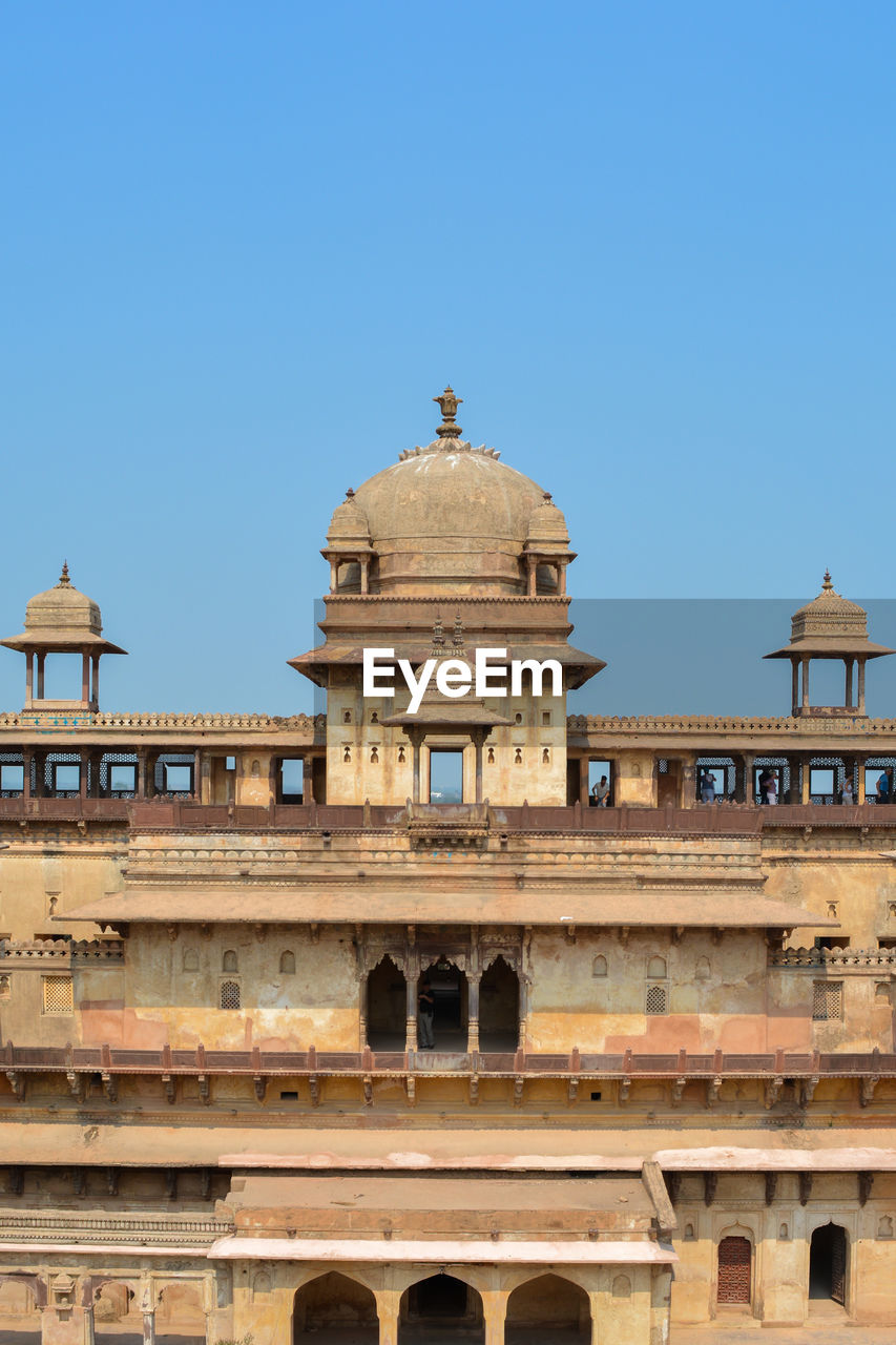 Jahangir mahal in orchha, madhya pradesh, india.