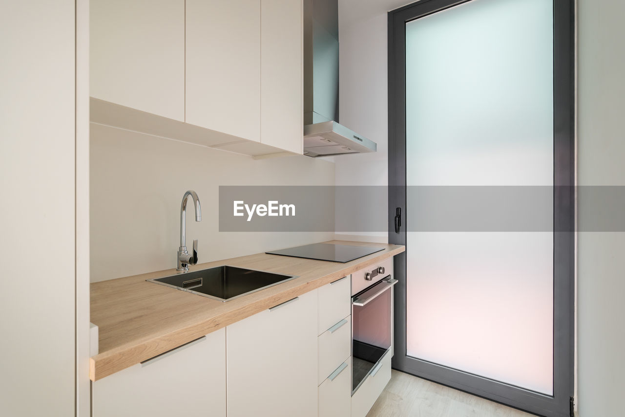 View of sink in kitchen