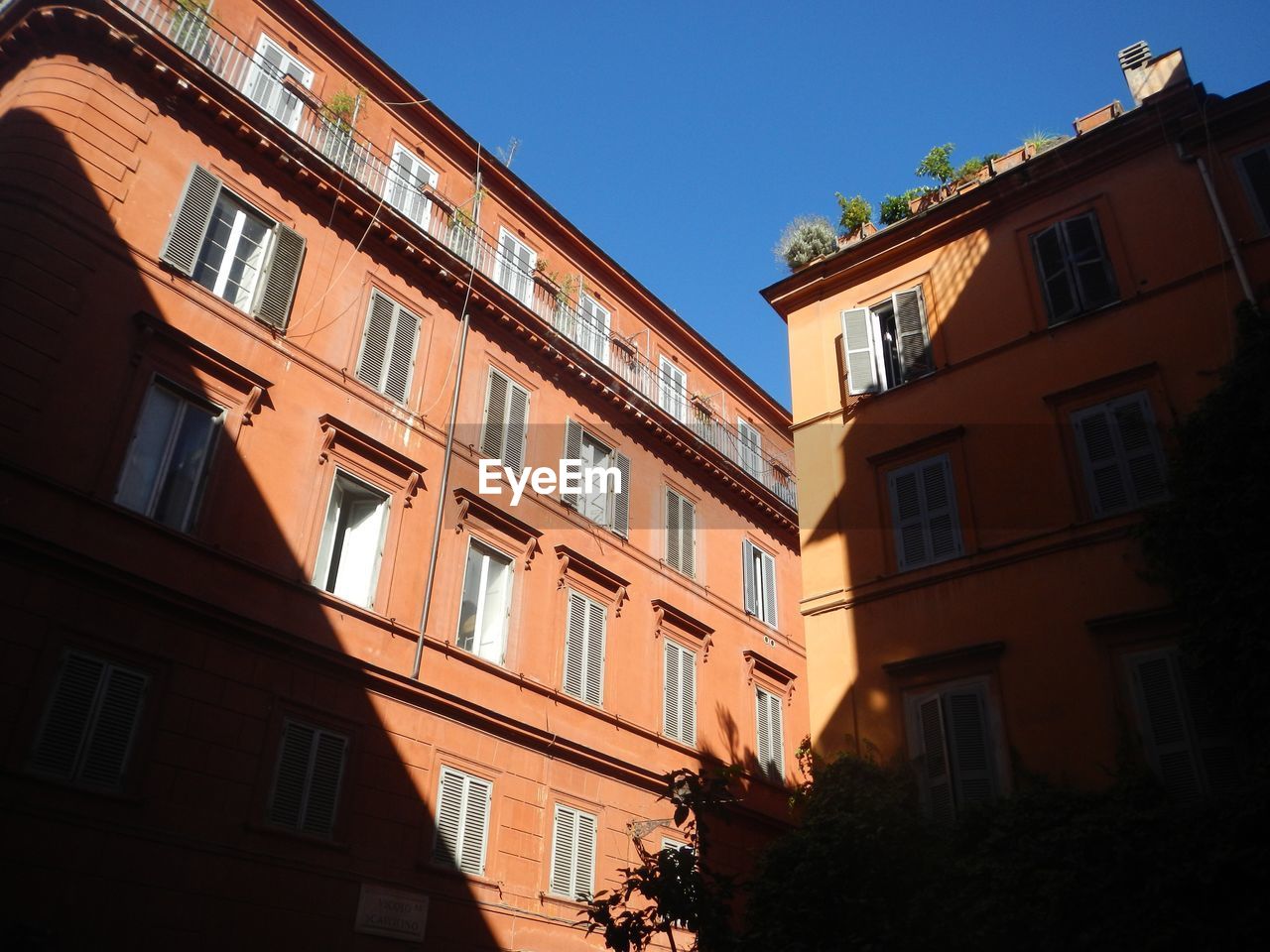 LOW ANGLE VIEW OF RESIDENTIAL BUILDINGS