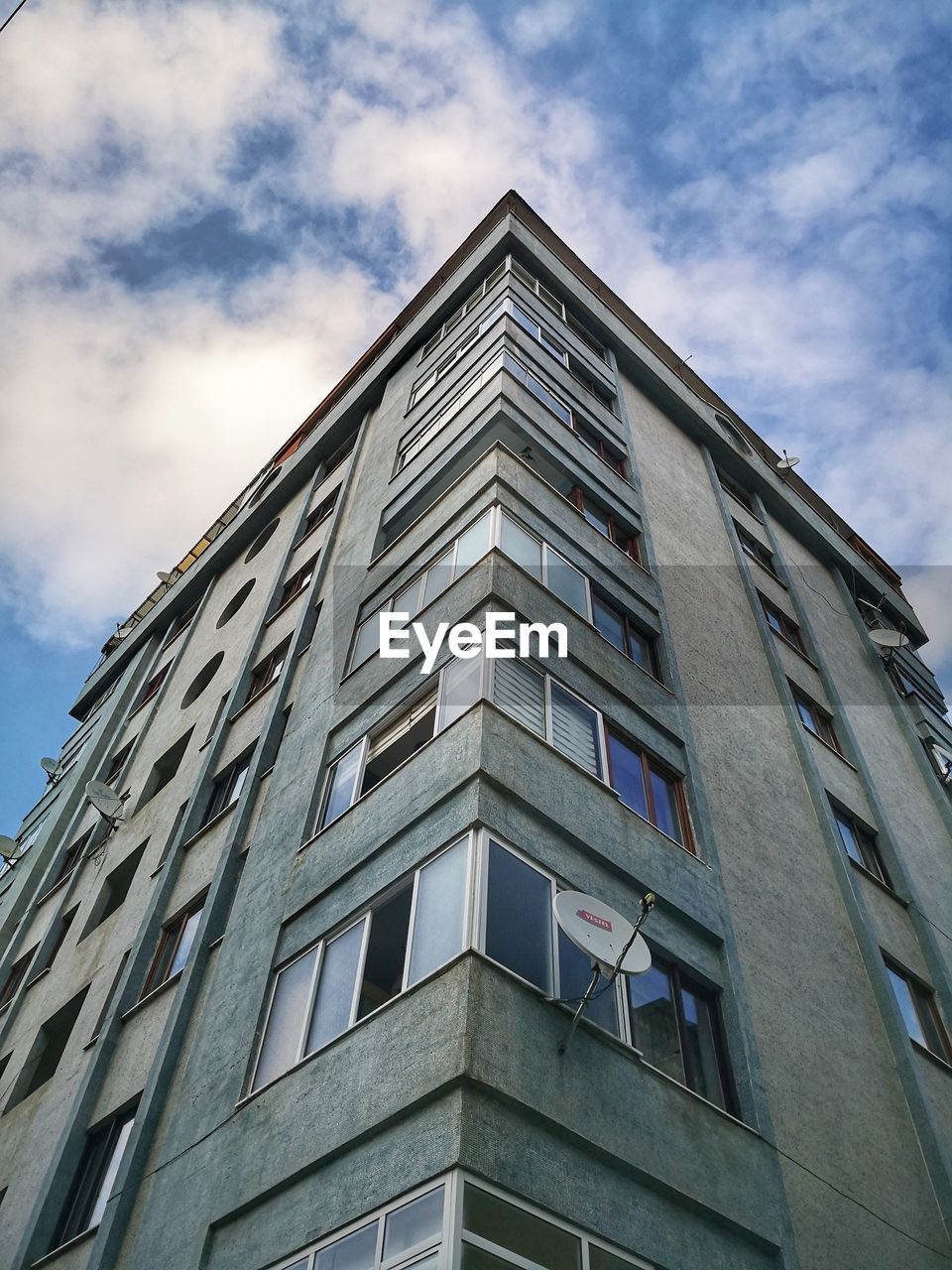 Low angle view of building against sky