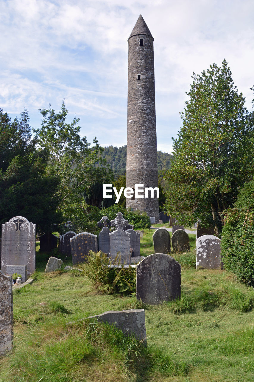 VIEW OF CEMETERY