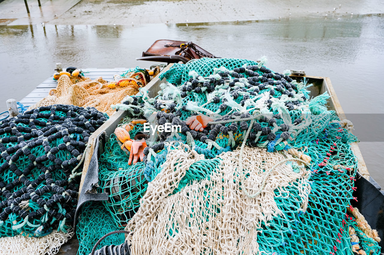 FISHING NET IN SEA