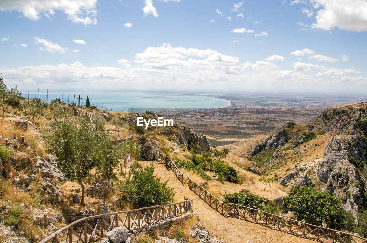 Gulf of manfredonia - puglia - from the pulsano hermitage - mount gargano - italy