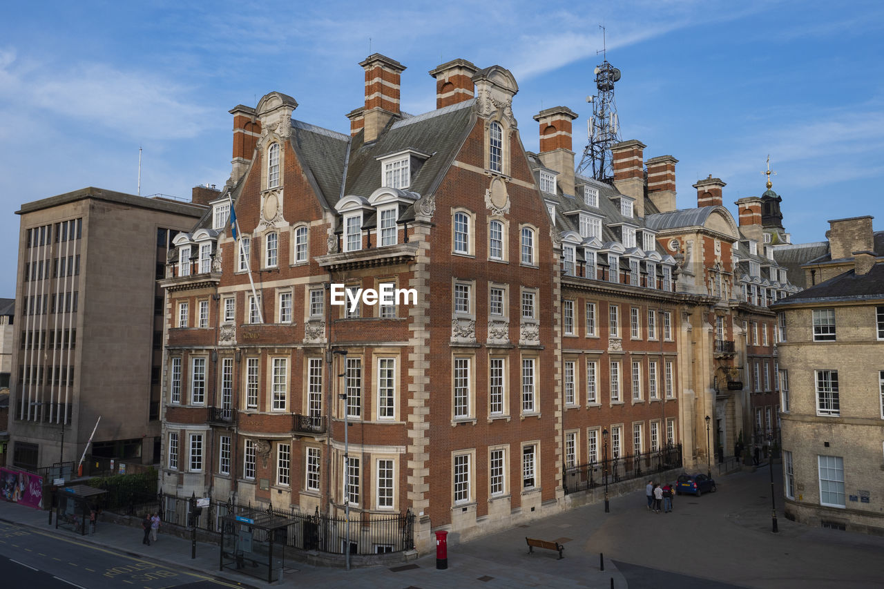 Buildings against sky in city