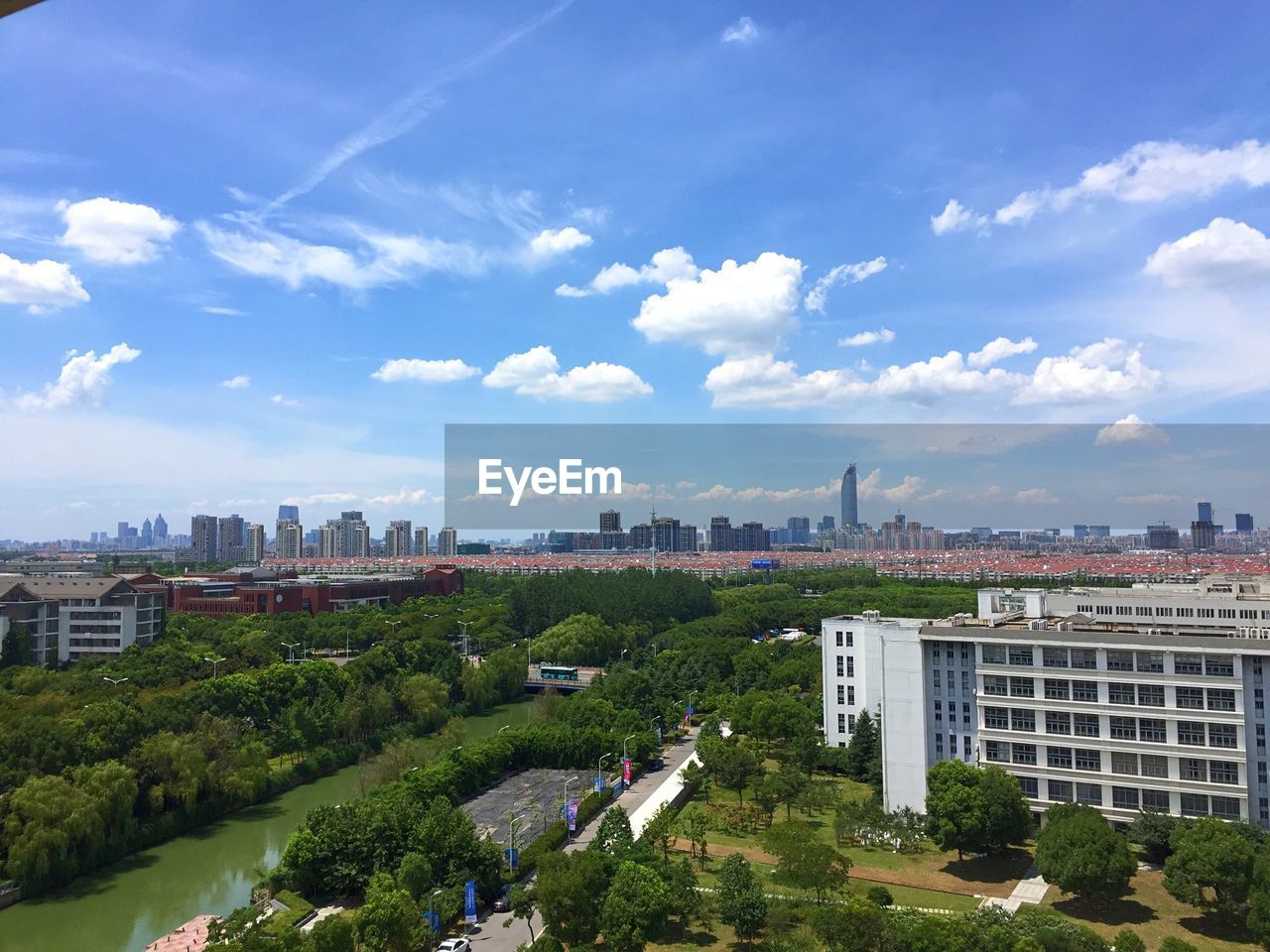 AERIAL VIEW OF CITY