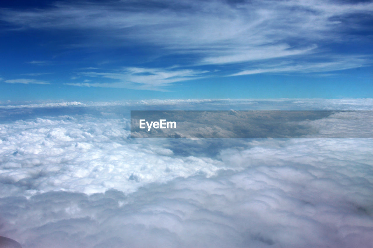 AERIAL VIEW OF CLOUDSCAPE