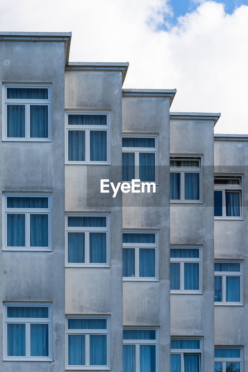 Low angle view of building against sky