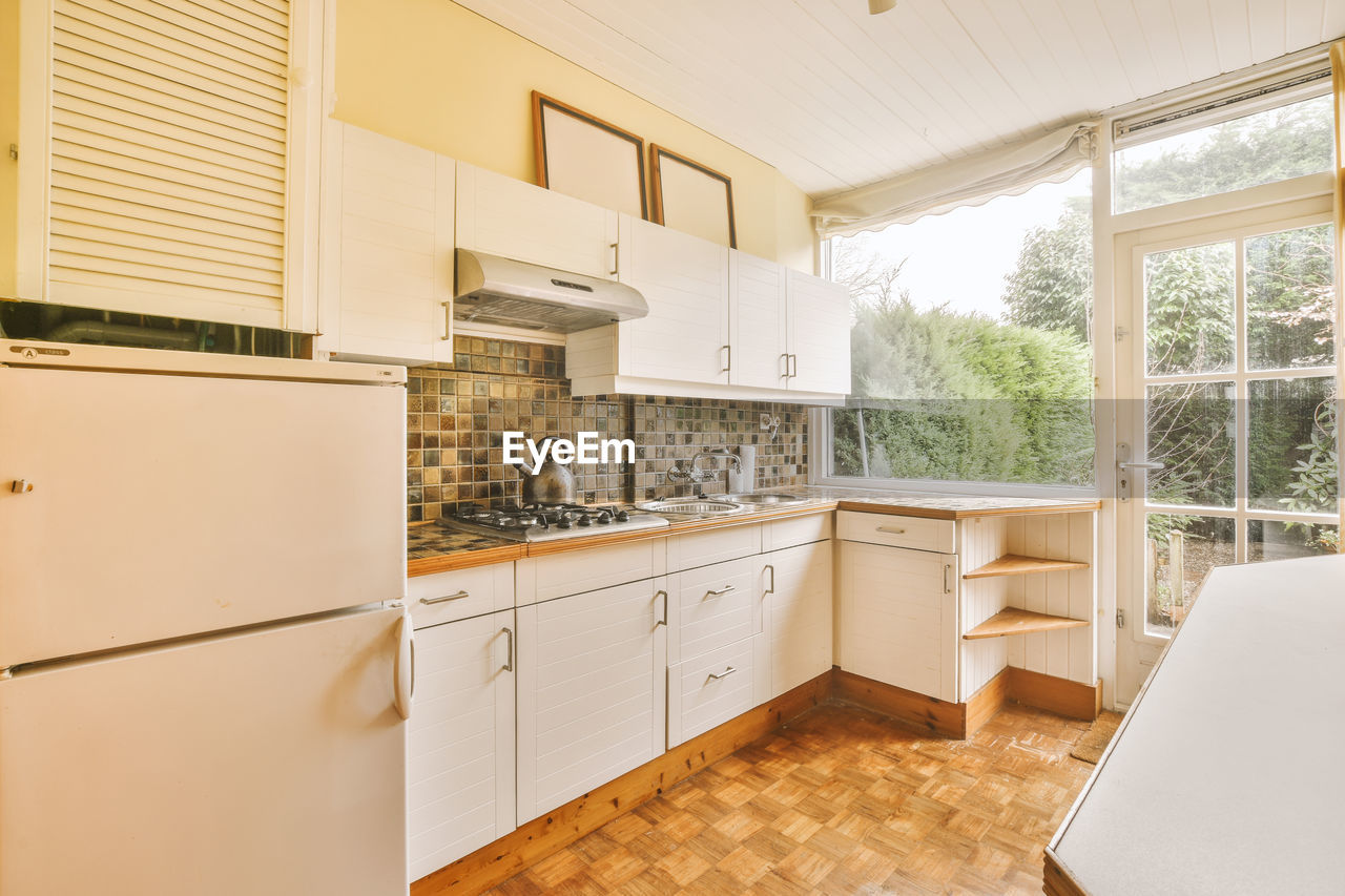 interior of kitchen