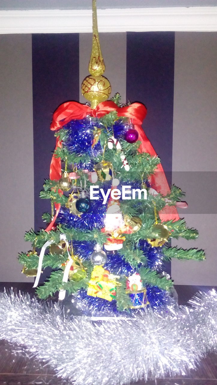 CLOSE-UP OF CHRISTMAS TREE