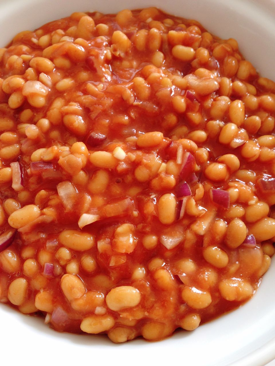 Close-up of serving soybean curry