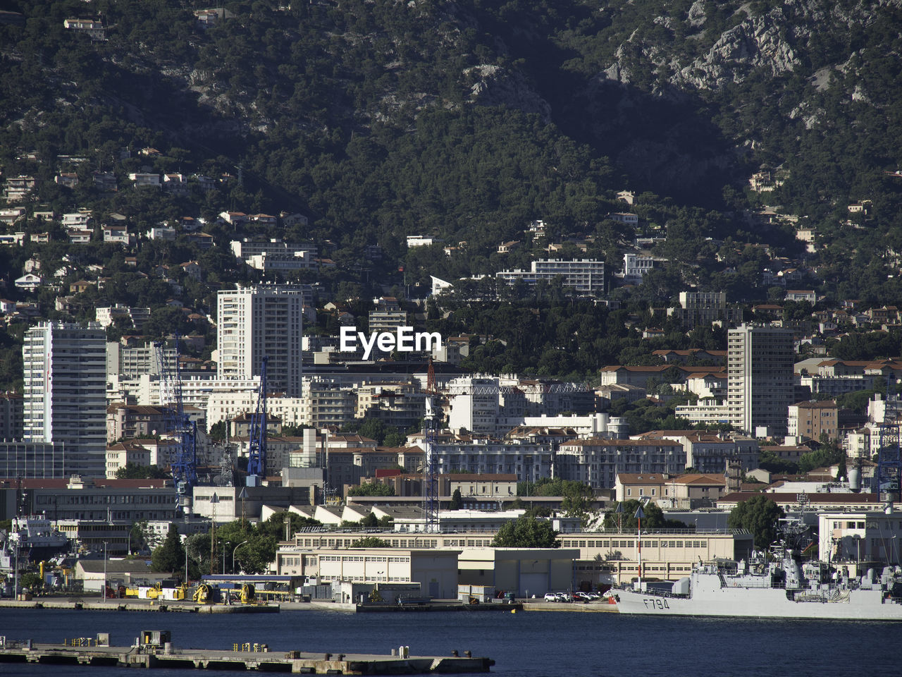 Toulon at the mediterranean sea