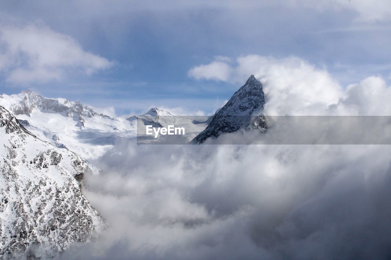 SNOWCAPPED MOUNTAINS AGAINST SKY