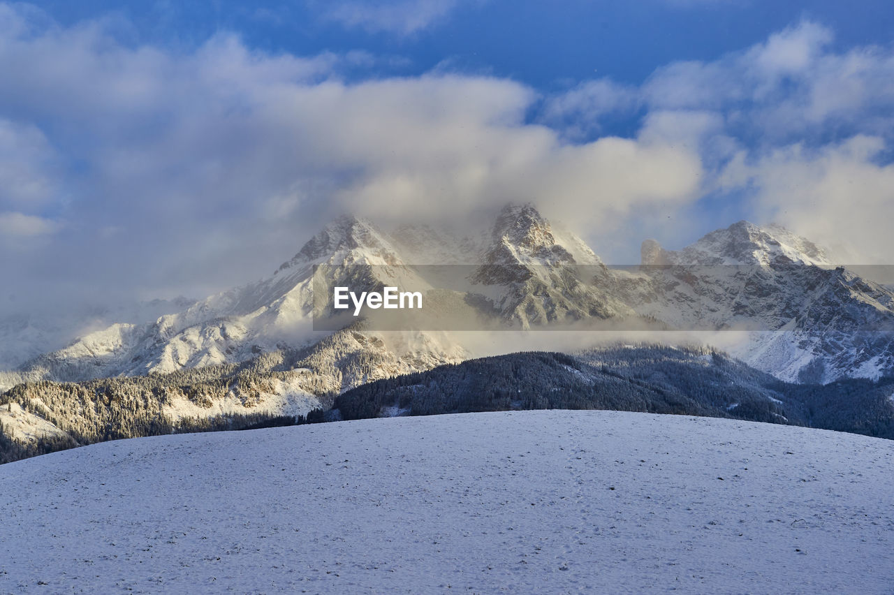 Winter time in the alps