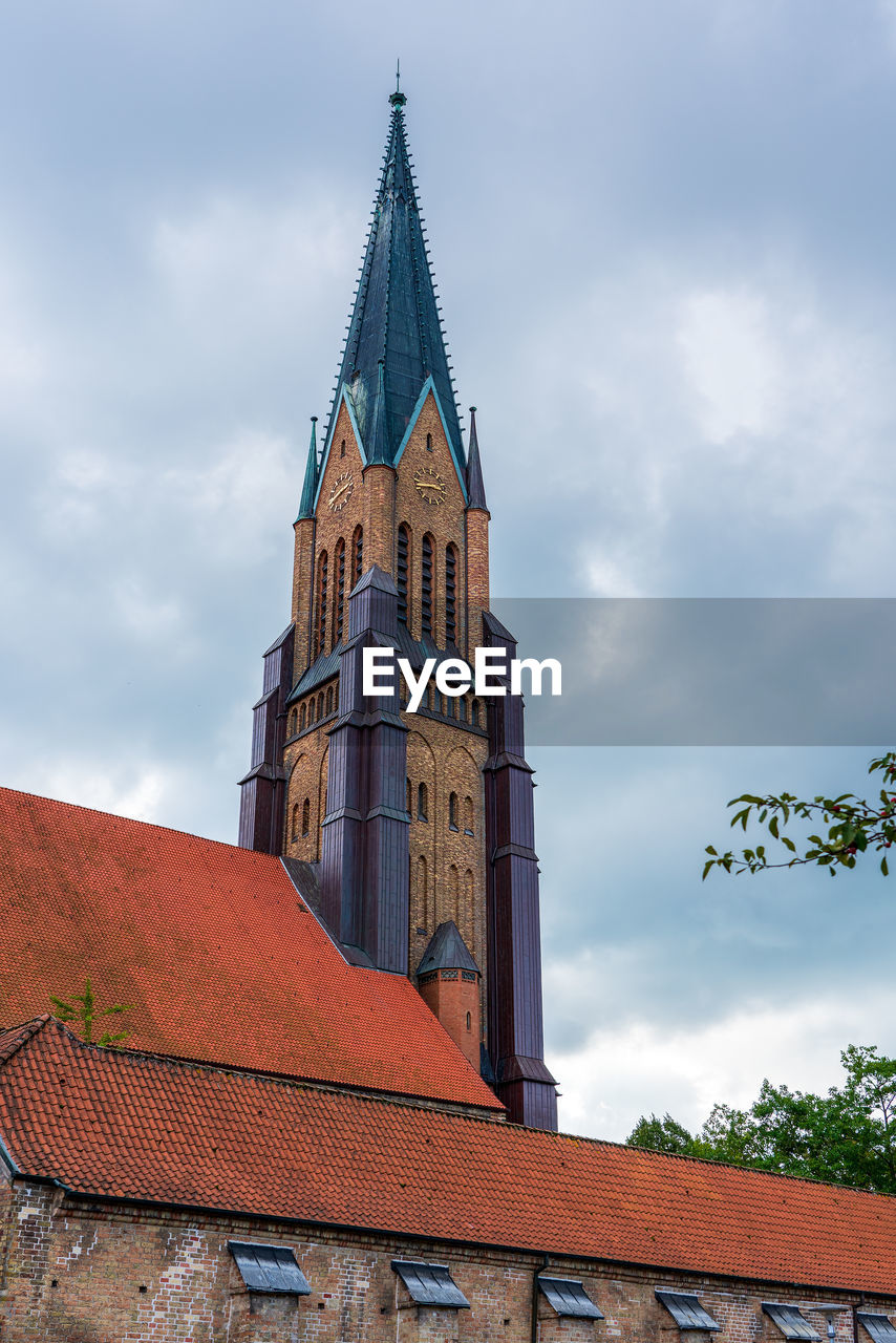 View of schleswig cathedral in schleswig, germany.