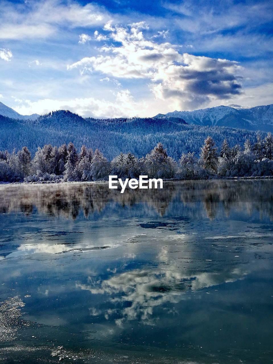 nature, beauty in nature, lake, reflection, sky, tranquility, water, no people, cloud - sky, tranquil scene, outdoors, scenics, tree, day, mountain