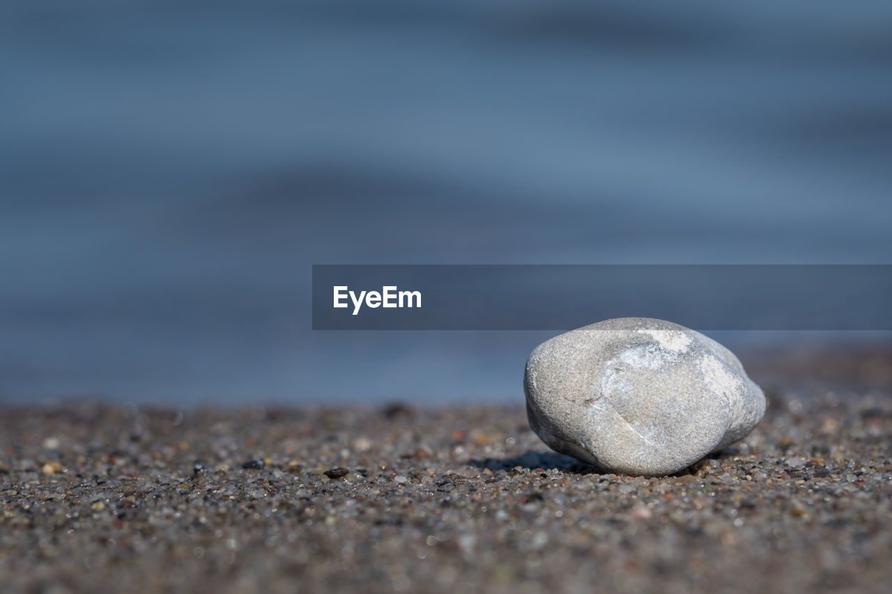 Close-up of pebbles on beach