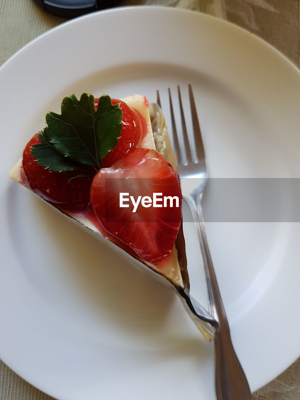 CLOSE-UP OF DESSERT ON PLATE