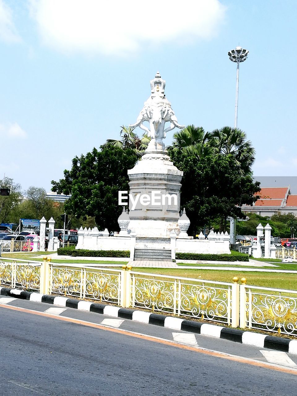 STATUES AGAINST SKY