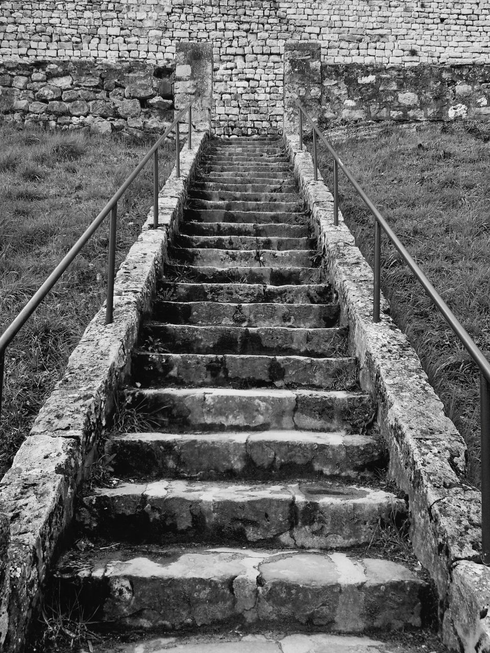 Old steps in park