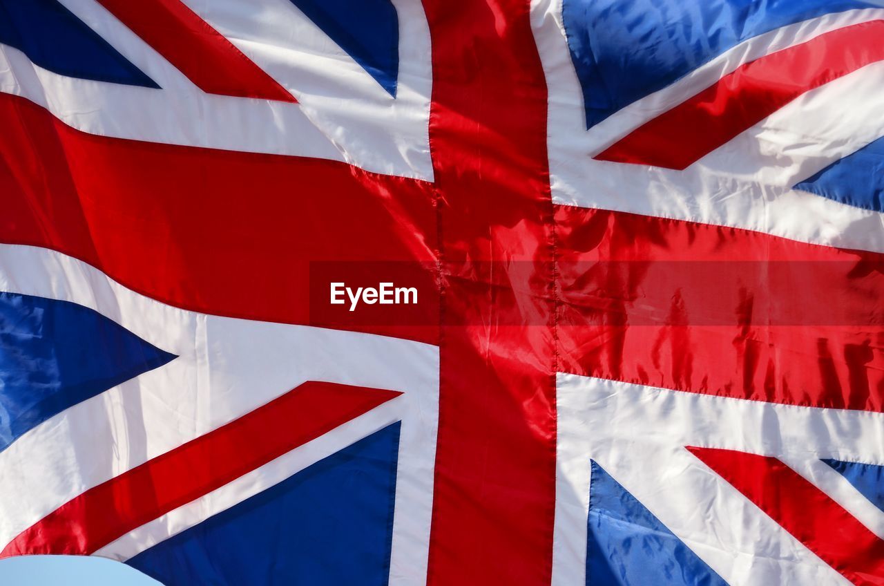 Close-up of british flag