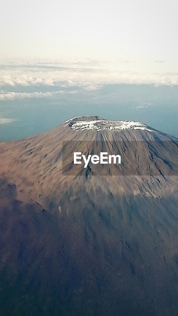 AERIAL VIEW OF ARID LANDSCAPE