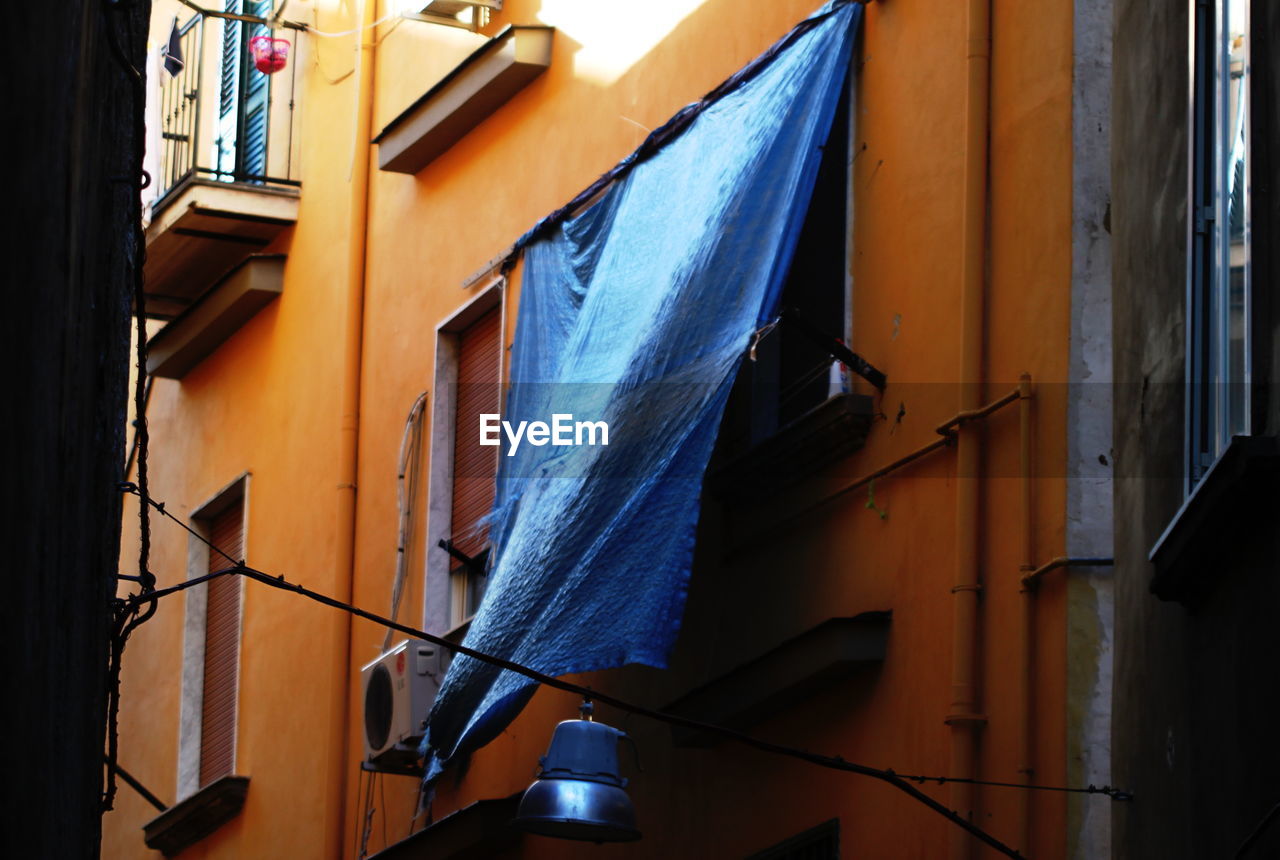 LOW ANGLE VIEW OF CLOTHES DRYING