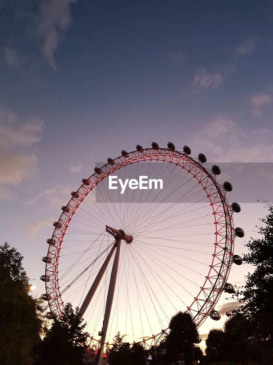 FERRIS WHEEL AGAINST SKY