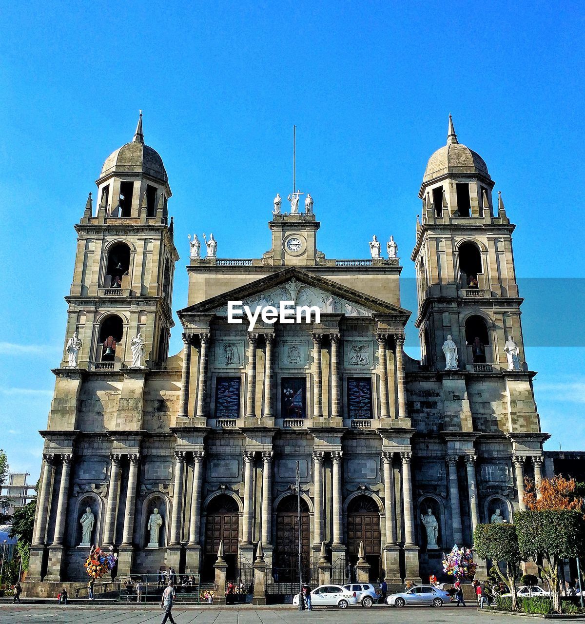 Low angle view of historical building against sky