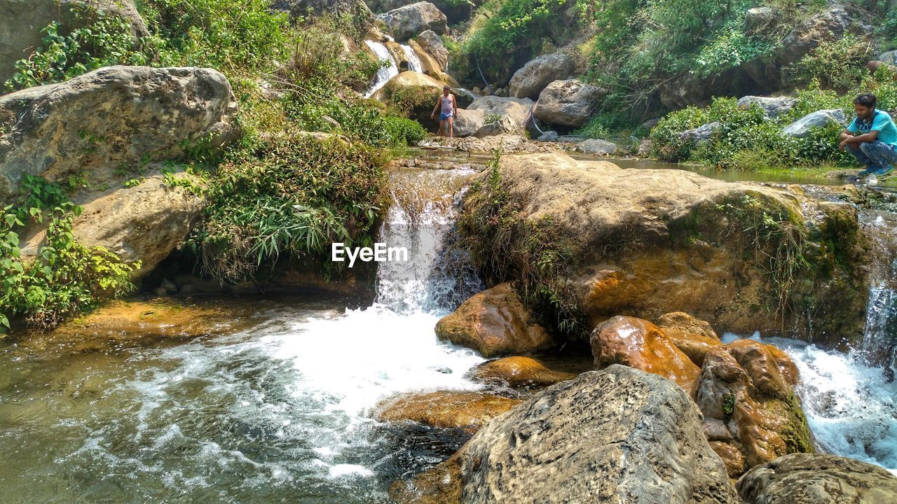 VIEW OF WATERFALL