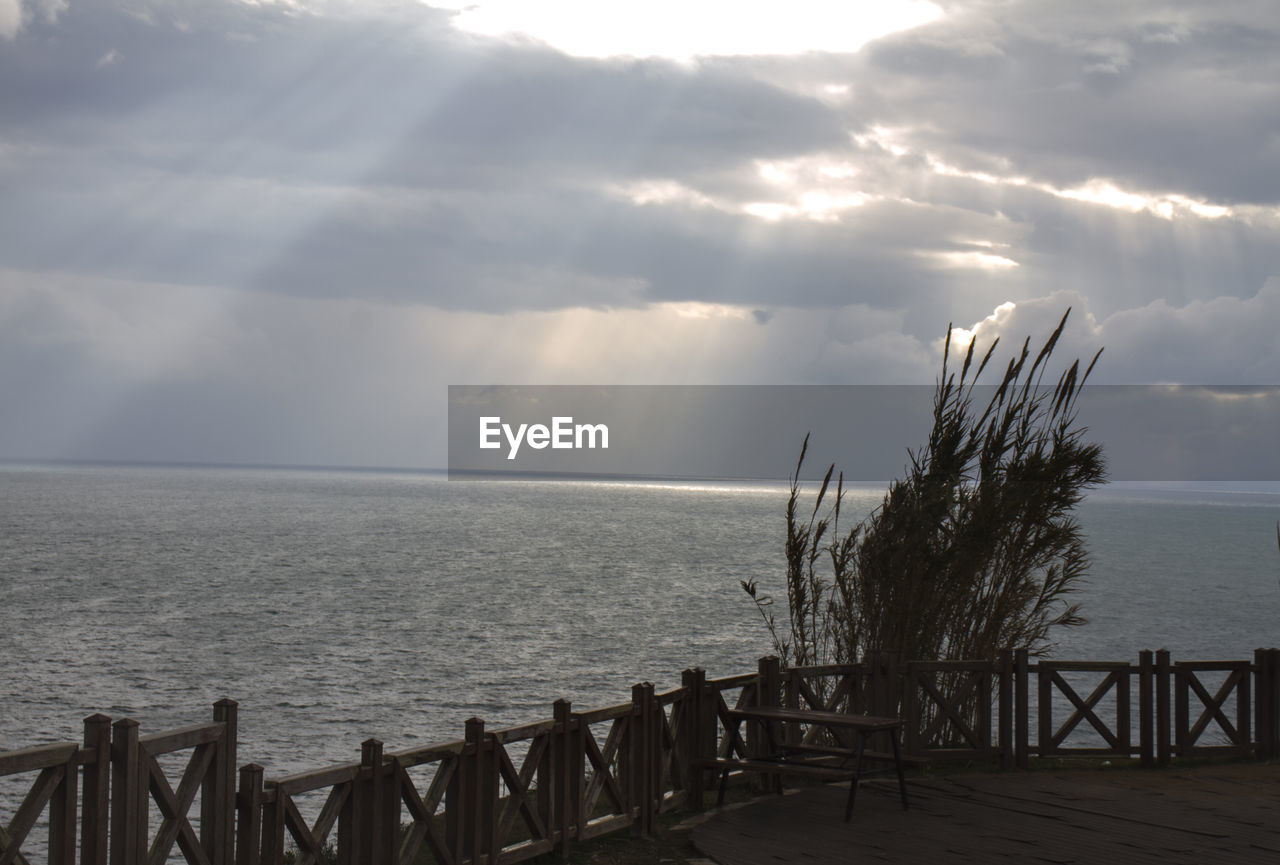 PANORAMIC SHOT OF SEA AGAINST SKY