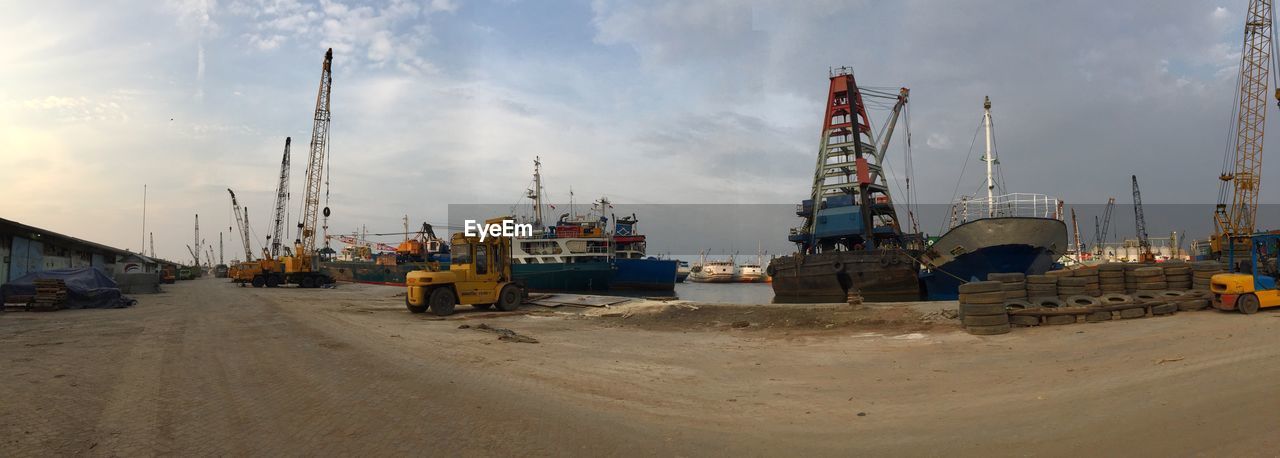 CONSTRUCTION SITE AGAINST SKY