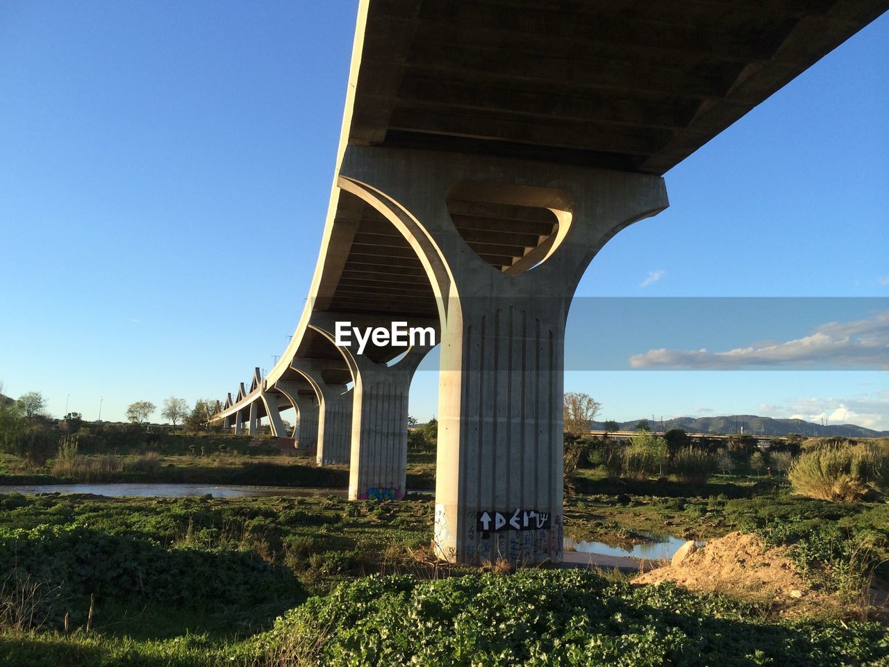 Low angle view of bridge