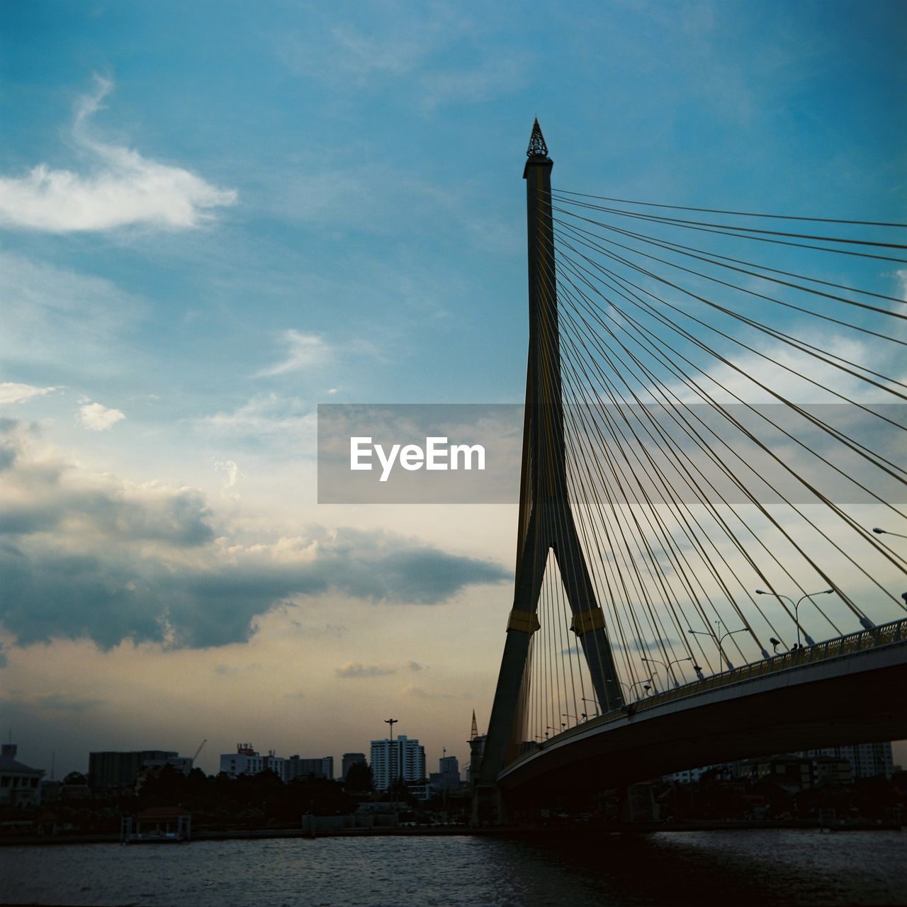VIEW OF SUSPENSION BRIDGE