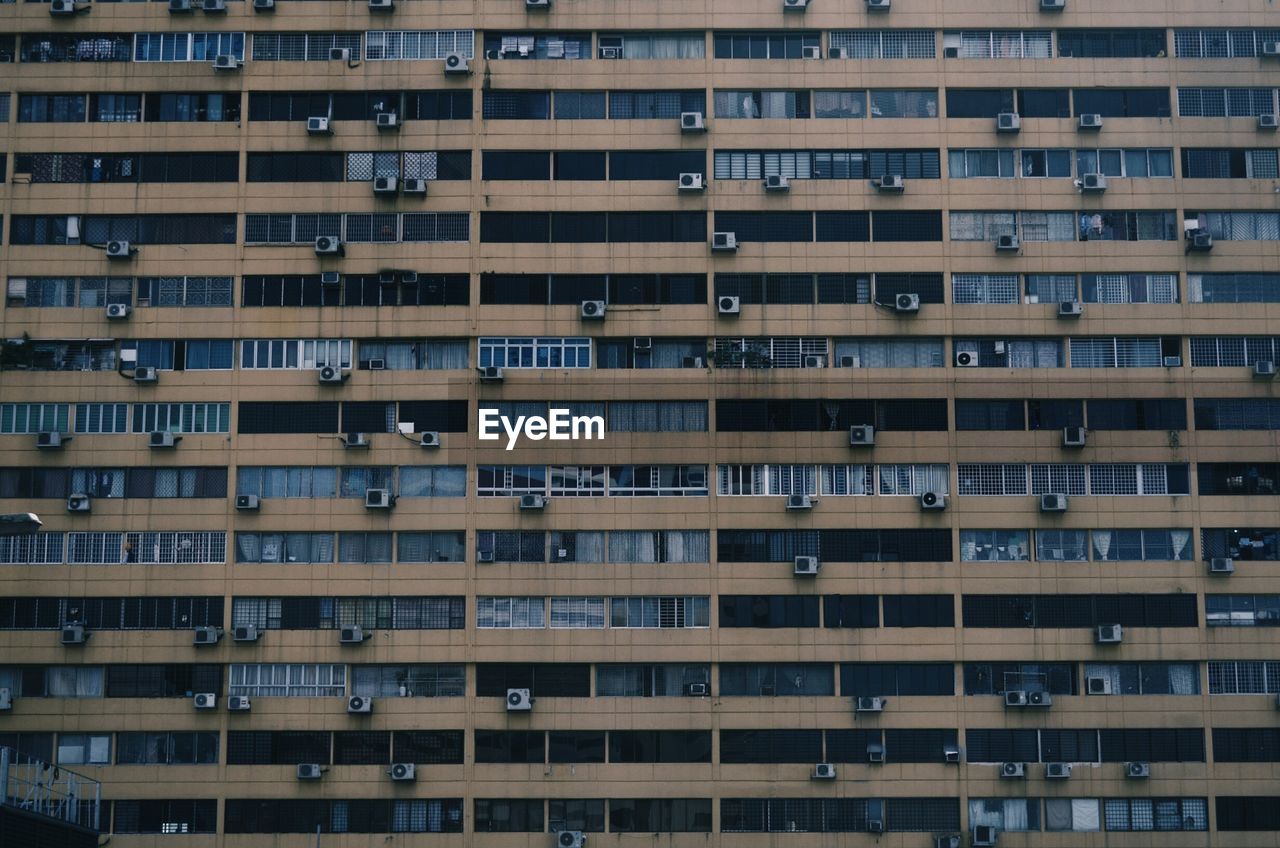 Full frame shot of residential building