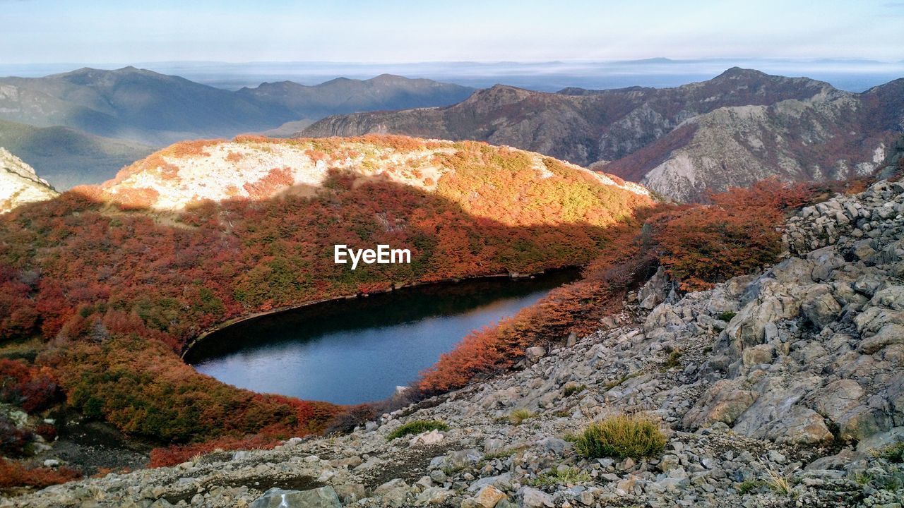 View of mountain range