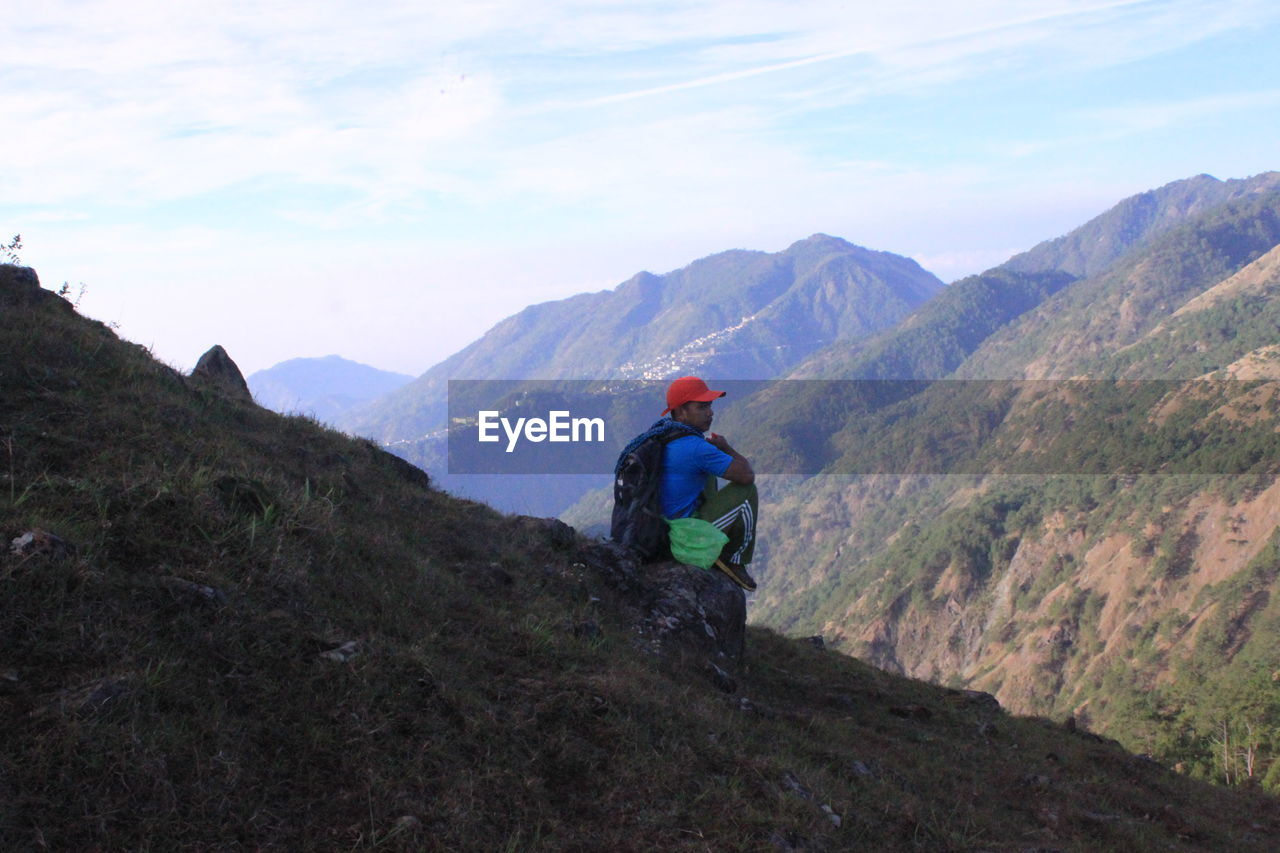 MAN ON MOUNTAIN