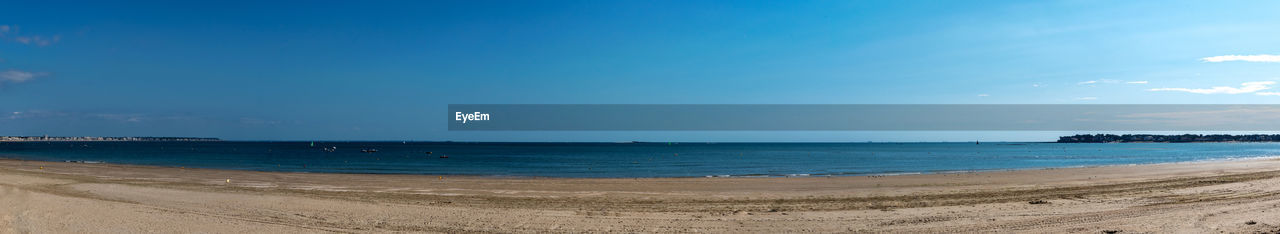 SCENIC VIEW OF SEA AGAINST BLUE SKY