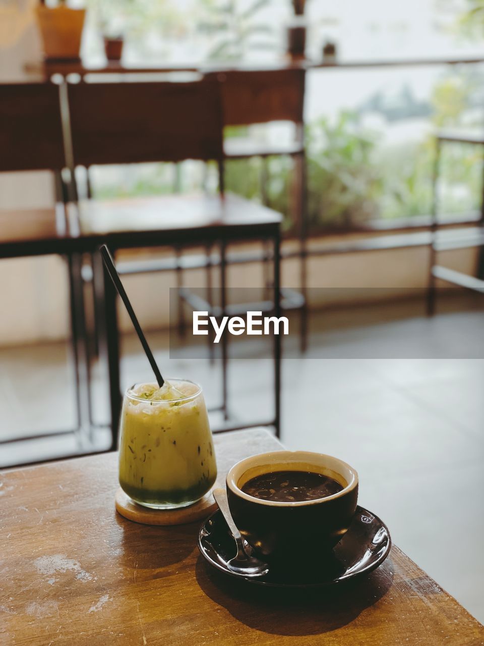 Close-up of coffee on table