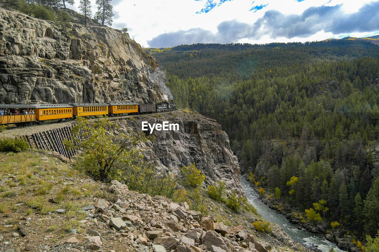 Durango and silverton narrow gauge scenic train ride