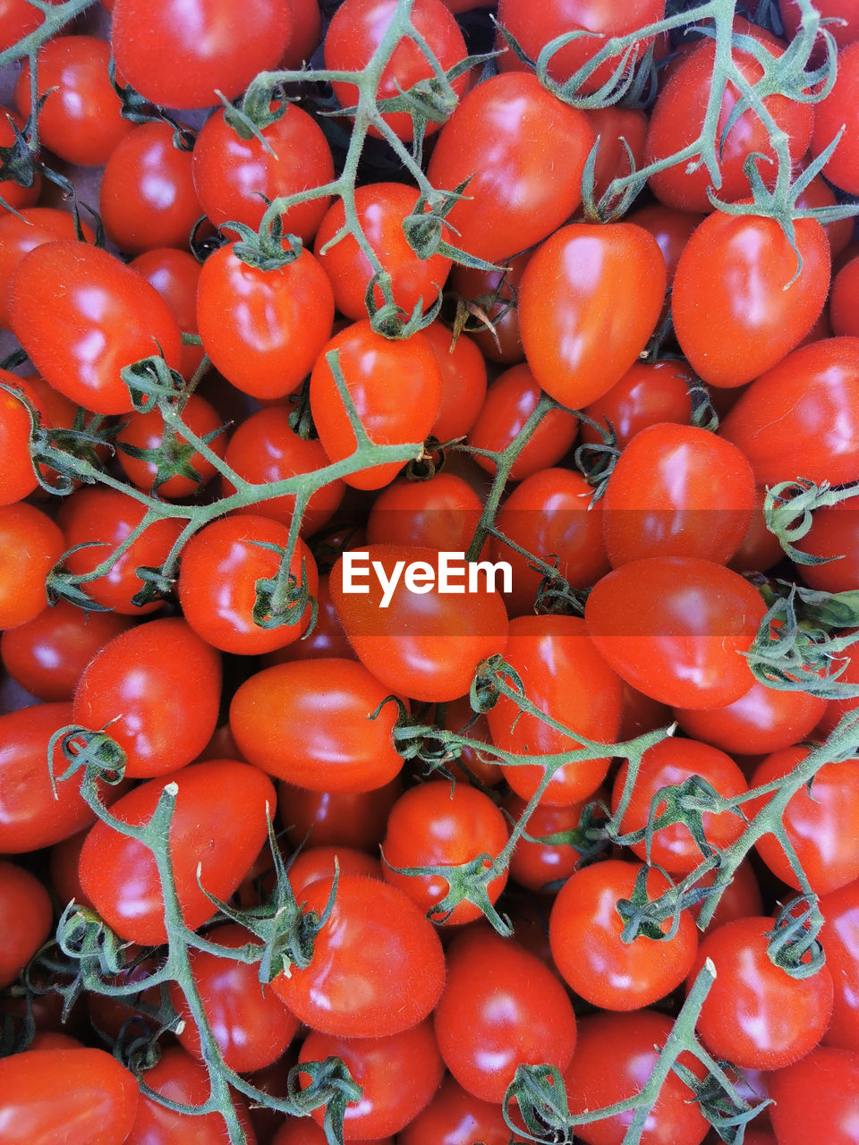 FULL FRAME SHOT OF TOMATOES FOR SALE AT MARKET