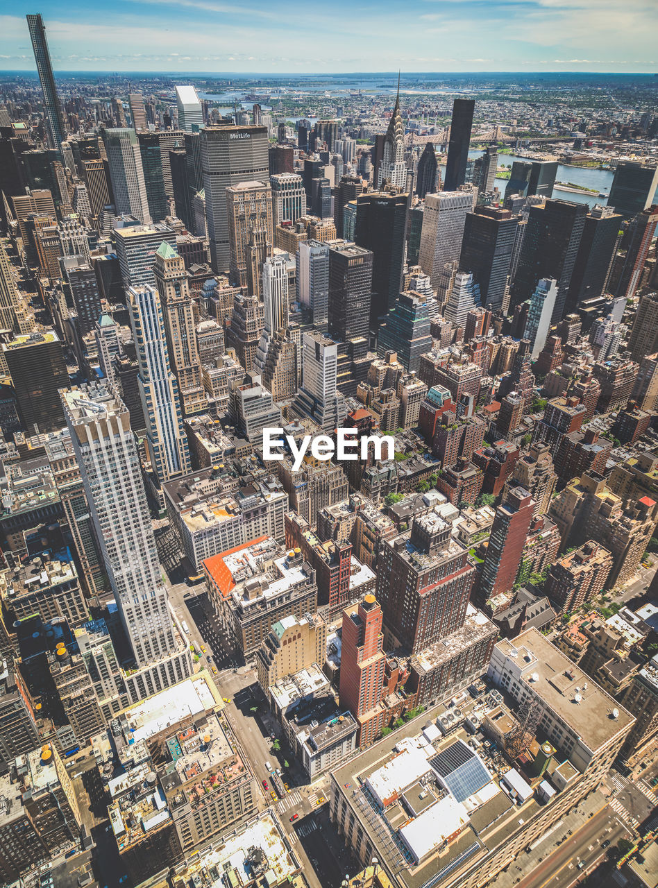Aerial view of a city